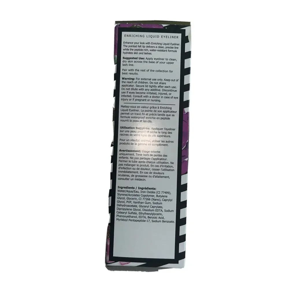 Babe Lash Enriching Liquid Eyeliner Black 0.05 oz Full Size
